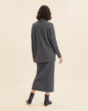 Maxi maglia in jersey di misto cotone
