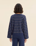 Cardigan in jersey di misto cotone
