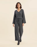 Pantaloni in jersey di misto cotone