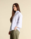 Camicia in seersucker di cotone