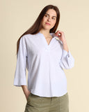 Camicia in seersucker di cotone