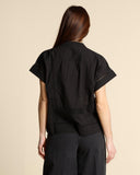 Camicia in cotone con pizzo