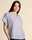 Blusa in mussola di cotone