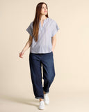 Blusa in mussola di cotone