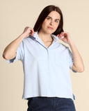 Camicia in ciniglia di cotone