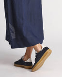 Sneakers in pelle scamosciata