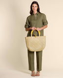 Borsa shopping in paglia
