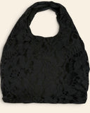 Borsa jacquard in tessuto
