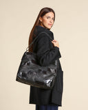 Borsa patchwork in pelle