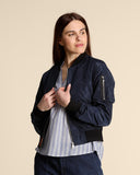 Bomber in raso