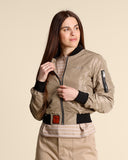 Bomber in raso