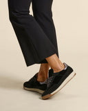 Sneakers in camoscio e velluto