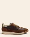 Sneakers in pelle e camoscio