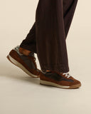 Sneakers in pelle e camoscio