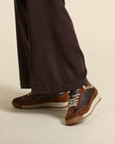 Sneakers in pelle e camoscio