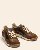 Sneakers in pelle e camoscio