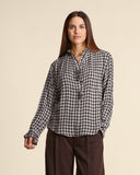 Camicia in flanella fluida di viscosa