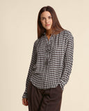Camicia in flanella fluida di viscosa