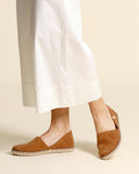 Espadrilles in pelle scamosciata