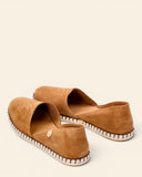 Espadrilles in pelle scamosciata