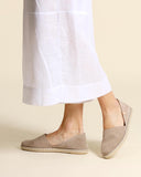 Espadrilles in pelle scamosciata