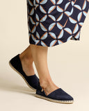 Espadrilles in pelle scamosciata