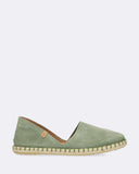 Espadrilles in pelle scamosciata