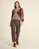 Maglia in cashmere a rombi