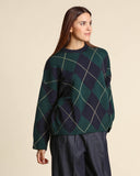 Maglia a rombi in cashmere