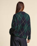 Maglia a rombi in cashmere