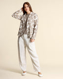 Giacca jacquard in maglia