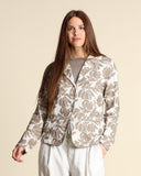 Giacca jacquard in maglia