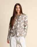 Giacca jacquard in maglia