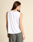 Gilet in jersey di lino