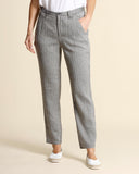 Pantaloni in lino e viscosa