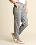 Pantalon en lin et viscose