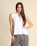 Top in jersey di viscosa