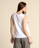 Top in jersey di viscosa