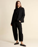 Pantaloni in cotone e viscosa