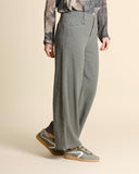 Pantaloni in lino e viscosa