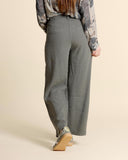 Pantaloni in lino e viscosa