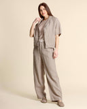 Giacca in lino e viscosa