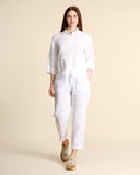 Giacca camicia in lino