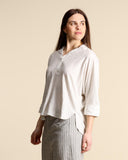 Polo in jersey di lino