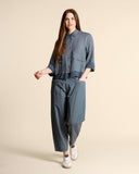 Pantaloni in tela di cotone