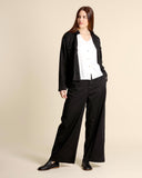 Giacca camicia in cotone e tencel