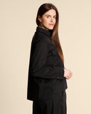 Giacca camicia in cotone e tencel