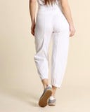 Pantaloni in cotone e lyocell