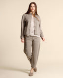 Pantaloni in cotone e lyocell