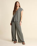 Camicia  jacquard in viscosa